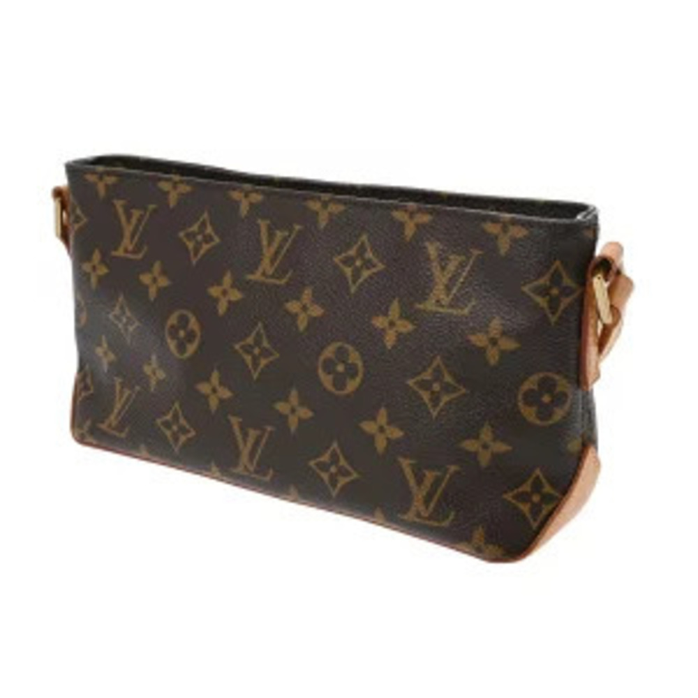 Louis Vuitton Bag Monogram Canvas Trotteur Shoulder Brown